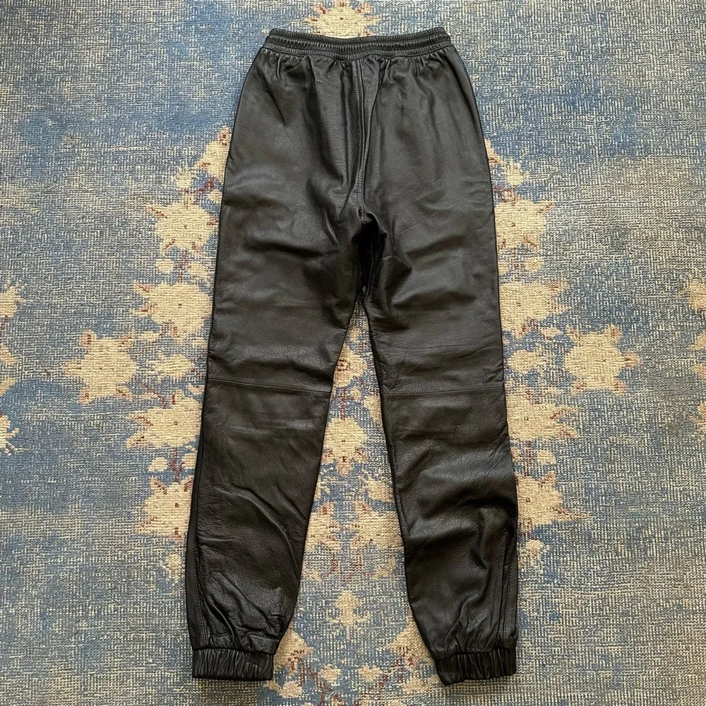Russell Westbrook x Jordan for Barneys New York Leather Joggers XS